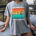 I Like Music More Than People Introvert Saying Quote Women's Comfort Colors T-Shirt Gray I Like Music More Than People Introvert Saying Quote Women's Comfort Colors T-Shirt Gray