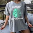 Neuro Surgeon Brain Student Graduation Future Neurosurgeon Women's Comfort Colors T-Shirt Gray