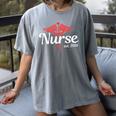 New Nurse 2018 Nurse Nursing School Graduation Shirt Women's Comfort Colors T-Shirt Gray