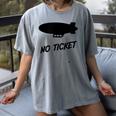No Ticket Jones 80's Nostalgia Women's Comfort Colors T-Shirt Gray