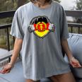 Nostalgia Chest Flag GDR Women's Comfort Colors T-Shirt Gray