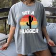 Not A Hugger Cactus Introvert Antisocial Women's Comfort Colors T-Shirt Gray