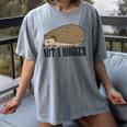 Not A Hugger Hedgehog Introvert Sarcasm Antisocial Women's Comfort Colors T-Shirt Gray Not A Hugger Hedgehog Introvert Sarcasm Antisocial Women's Comfort Colors T-Shirt Gray