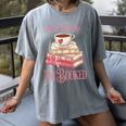 Not Today I'm Booked Book Lover Book Stack Coquette Bow Women's Comfort Colors T-Shirt Gray