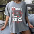 Nurse Earned It 2025 Nurse Graduation RN LPN Class Of 2025 Women's Comfort Colors T-Shirt Gray