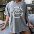 Nurse Educator Nurses Nursing Graduation Medical Love Women's Comfort Colors T-Shirt Gray