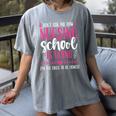 Nursing School Graduate Nurse Graduation Party Women's Comfort Colors T-Shirt Gray
