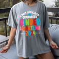 I Officially Graduated Kindergarten Graduation 2024 Women's Comfort Colors T-Shirt Gray