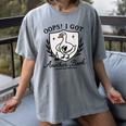 OOPS I GOT Another Book Design Women's Comfort Colors T-Shirt Gray