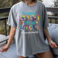 Paraprofessional Happy Last Day Of School Women Graduation Women's Comfort Colors T-Shirt Gray