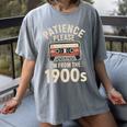 Patience Please I'm From The 1900s Cassette Women's Comfort Colors T-Shirt Gray