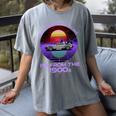 Be Patient With Me I'm From The 1900s Synthwave Women's Comfort Colors T-Shirt Gray