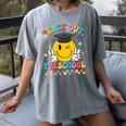 Peace Out Preschool Graduation Last Day Teachers Boys Girls Women's Comfort Colors T-Shirt Gray
