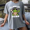 Peace Sign Hand Turtle Class Of 2026 Graduation Women's Comfort Colors T-Shirt Gray