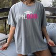 PhDiva PHD Student Graduation Degree Med Law School Women's Comfort Colors T-Shirt Gray