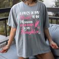 A Piece Of My Heart Is In Heaven In Memory Of My Daughter Women's Comfort Colors T-Shirt Gray