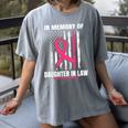 Pink In Memory Of Daughter In Law Breast Cancer Flag Shirts Women's Comfort Colors T-Shirt Gray Pink In Memory Of Daughter In Law Breast Cancer Flag Shirts Women's Comfort Colors T-Shirt Gray