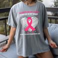Pink In Memory Of Daughter In Law Breast Cancer Heart Print Women's Comfort Colors T-Shirt Gray Pink In Memory Of Daughter In Law Breast Cancer Heart Print Women's Comfort Colors T-Shirt Gray
