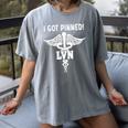 I Got Pinned LVN Nursing School Graduation Pinning Ceremony Women's Comfort Colors T-Shirt Gray
