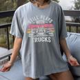 Still Plays With Trucks Nostalgia Classic Women's Comfort Colors T-Shirt Gray