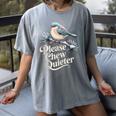Please Chew Quieter Introvert Christmas Bird Lover Women's Comfort Colors T-Shirt Gray Please Chew Quieter Introvert Christmas Bird Lover Women's Comfort Colors T-Shirt Gray