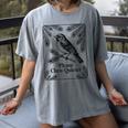 Please Chew Quieter Introvert Nature Bird Lover Women's Comfort Colors T-Shirt Gray