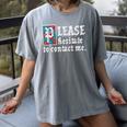 Please Hesitate To Contact Me Introvert Women's Comfort Colors T-Shirt Gray Please Hesitate To Contact Me Introvert Women's Comfort Colors T-Shirt Gray