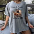 Please Be Patient With Me I'm From The 1900s Horse Wagon 90s Women's Comfort Colors T-Shirt Gray