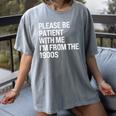 Please Be Patient With Me I'm From The 1900s Themed Women's Comfort Colors T-Shirt Gray
