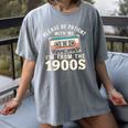 Please Be Patient With Me I'm From The 1900s Retro Cassette Premium Women's Comfort Colors T-Shirt Gray