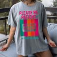 Please Be Patient I'm From The 1900s Retro Cassette Tape Women's Comfort Colors T-Shirt Gray