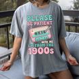 Please Be Patient With Me I'm From The 1900s Retro Cassette Women's Comfort Colors T-Shirt Gray