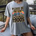 Please Be Patient I'm From The 1900s Retro Computer Raglan Baseball Tee Women's Comfort Colors T-Shirt Gray Please Be Patient I'm From The 1900s Retro Computer Raglan Baseball Tee Women's Comfort Colors T-Shirt Gray