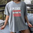 Please Slow Down I'm From The 1900s Retro Nostalgia Women's Comfort Colors T-Shirt Gray