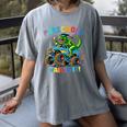 Preschool Graduation Monster Truck Dinosaur Boys Dino Tee Women's Comfort Colors T-Shirt Gray