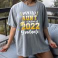 Proud Aunt Of a Class Of 2022 Graduate Graduation 2022 Women Women's Comfort Colors T-Shirt Gray