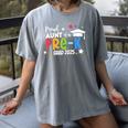 Proud Aunt Of A Pre-K 2025 Graduate Class Of 2025 Graduation Women's Comfort Colors T-Shirt Gray