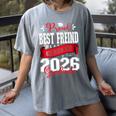 Proud Best Freind Of a Class Of 2026 Graduate For Graduation Premium Women's Comfort Colors T-Shirt Gray