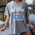 Proud Big Sister Of Pre K School Graduate 2022 Graduation Women's Comfort Colors T-Shirt Gray