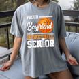 Proud Boyfriend Of A 2025 Senior Graduation Basketball Women's Comfort Colors T-Shirt Gray