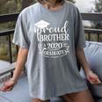 Proud Brother Of a 2020 Graduate Graduation Class Women's Comfort Colors T-Shirt Gray