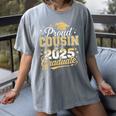 Proud Cousin Of a Class Of 2025 Graduate Senior Graduation Women's Comfort Colors T-Shirt Gray