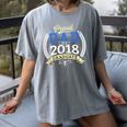 Proud Dad Of A 2018 Graduate Shirt Graduation Grad Women's Comfort Colors T-Shirt Gray