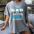 Proud Dad Of 2023 Class Master Graduate Family Graduation Women's Comfort Colors T-Shirt Gray