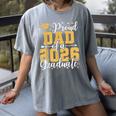 Proud Dad Of A 2026 Graduate Senior Graduation Class Of 2026 Women's Comfort Colors T-Shirt Gray