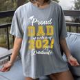 Proud Dad Of a Class Of 2021 Graduate Graduation Senior 2021 Women's Comfort Colors T-Shirt Gray