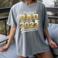 Proud Dad Of a Class Of 2023 Graduate Senior Graduation Women's Comfort Colors T-Shirt Gray