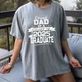 Proud Dad Class Of 2025 Graduate Graduation Ceremony Women's Comfort Colors T-Shirt Gray