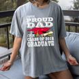 Proud Dad Graduation Shirt 2018 Graduate Tee Women's Comfort Colors T-Shirt Gray