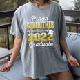 Proud Godmother Of 2022 Graduate Class 2022 Graduation 22 Women's Comfort Colors T-Shirt Gray